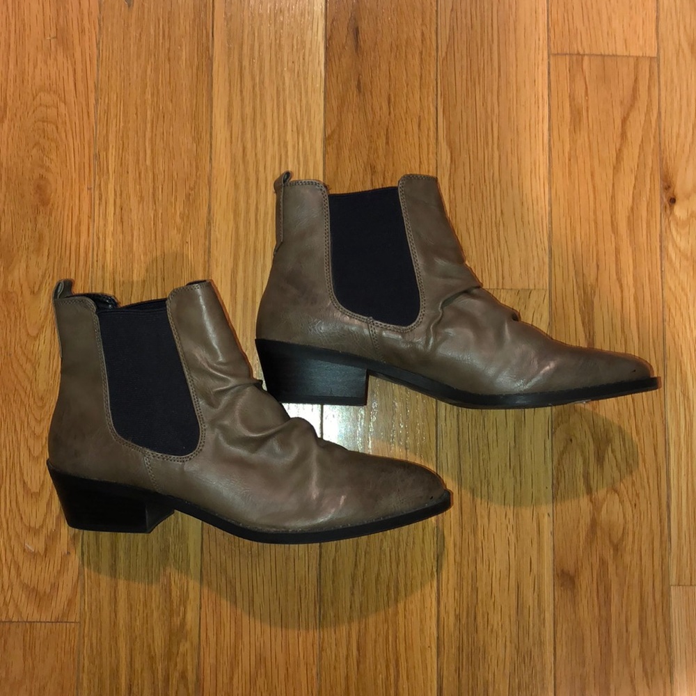 Short Brown Booties